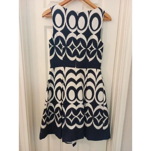 Nwot Women's The Limited Aline Pleated Drop Waist Dress With Pockets Size 8 - Picture 5 of 11